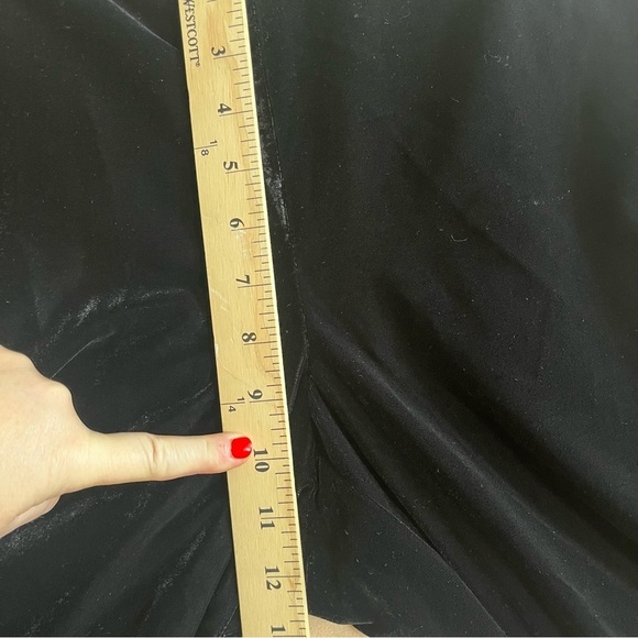 NEW JCrew Drapey Velvet Jamie Pant Black size 8 - Picture 13 of 14